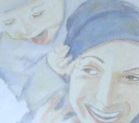 Boy and Father Mural